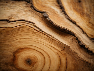 Textured Timber: Close-up of Wood Grain