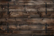 Distressed wood wall texture with iron bindings