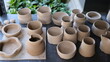 Various Pot of containers made of clay