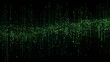 © Lumos Maxima - Green digital binary data on computer screen background. Matrix style