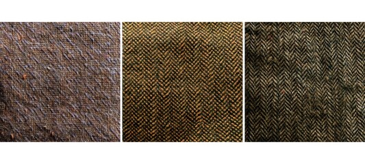 Wall Mural - woven tweed fabric background texture illustration cloth material, woolen backdrop, vintage retro woven tweed fabric background texture