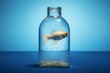 Fish small bottle. Generate Ai