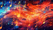 abstract modern music background poster whirlpool.