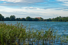 View Over Lake Olow In Ryn In Poland
