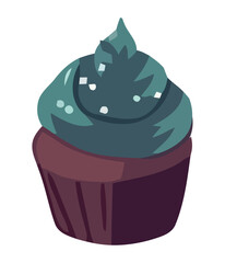 Sticker - Sweet cupcake, baked with love and creativity