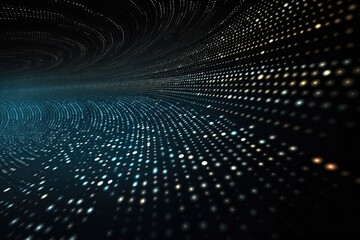 abstract futuristic technology big data transfer or connecting. generative ai