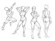 © Supharp - figure of a woman pencil drawing for card illustration decoration