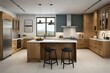 © SALI - modern kitchen interior with kitchen generated by AI