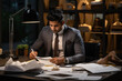 © PRASANNAPIX - Young businessman working at office
