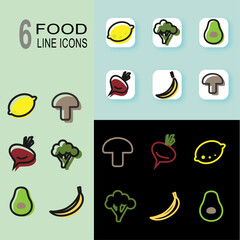 set of icons