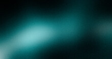Dark Green Mint Sea Teal Jade Emerald Turquoise Light Blue Abstract Background. Color Gradient Blur. Rough Grunge Grain Noise. Brushed Matte Shimmer. Metallic Foil Effect. Design. Template. Empty.