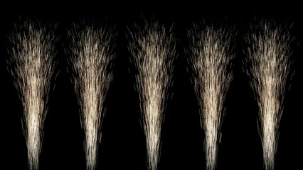 fireworks isolated on transparent background. Celebration, holidays, party decoration, stage performer animated with alpha channel
