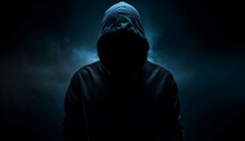 Mysterious Stranger In The Dark, AI Generative, Stalker, Shadow