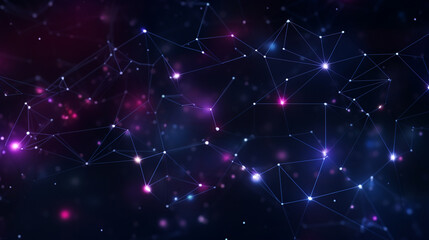 abstract technology background glowing geometric pattern 3d render