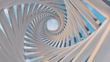 Fototapeta Do przedpokoju - Abstract architecture background geometric shapes in design interior 3d render