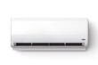 © Ivan - White oblong wall air conditioning isolated on white background.generative ai