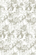 Burdock with flowers and leaves on white background. Blossom wildflowers for wallpaper, textile, wrapping paper. Sketch style. Hand drawn vector seamless pattern