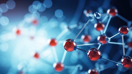 Background map of modern molecular structure material