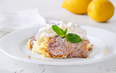 Canvas Print - Baked Lemon Pudding