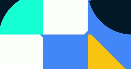Wall Mural - modern animated geometric pattern or background. 4k resolution geometric motion design. abstract mov