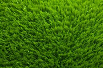 Wall Mural - Bright green artificial grass for background and design. generative AI