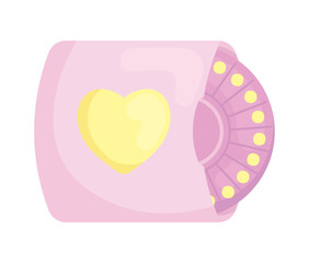 Sticker - birth control pills medical icon