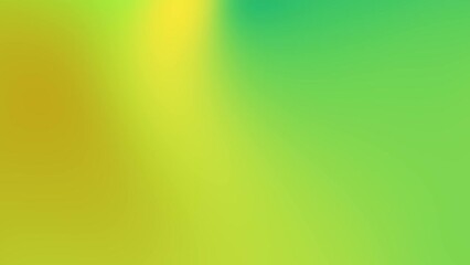 bright yellow and green gradient background. seamless loop animation