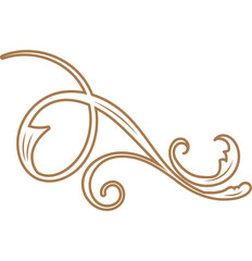 Wall Mural - vintage flourish ornaments frame swirls and scrolls decorations retro design vector