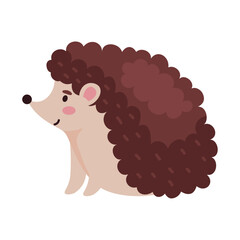 Sticker - autumn season hedgehog