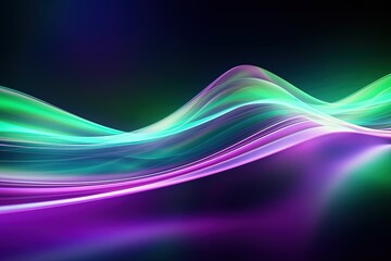 abstract futuristic background with pink blue glowing neon moving high speed wave lines and bokeh lights. Data transfer concept Fantastic wallpaper