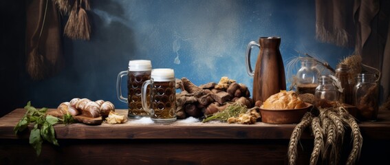 Wall Mural - Lager Lovers' Paradise: A Beer Odyssey at Oktoberfest