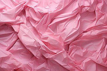 Poster - Pink crumpled paper