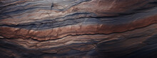 Detailed Close-up Of A Rugged Rock Formation, Stone Texture, Rock Formation, Natural Cliff Pattern, Rough Wallpaper, Brown And Gray, Panorama, AI 