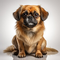 Sticker - cute pekingese dog