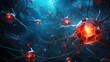 © nilanka - Neuron cells, generative AI