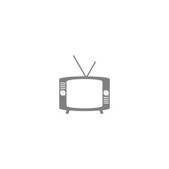 Sticker - Retro tv icon isolated on transparent background