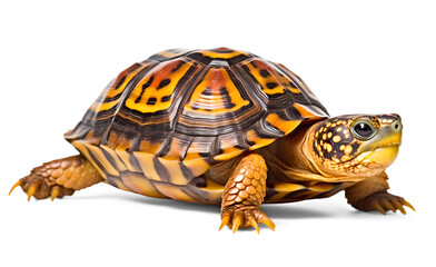 Wall Mural - Western Box Turtle on isolated background