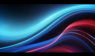 Poster - abstract wave background