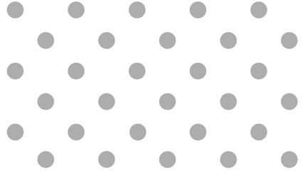 Poster - Seamless pattern with grey polka dot 