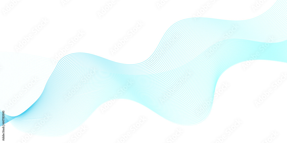 Abstract blue wave background Seamless blue wave technology, Vector ...