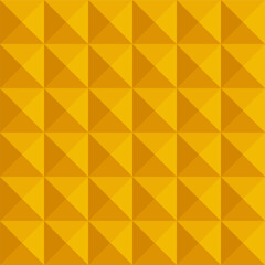 Canvas Print - Yellow Tile Geometric Pattern Background Vector Illustration