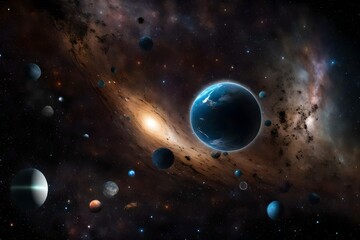 planet in space