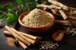 Ashwagandha is a traditional medicine found in stem and powder forms. Generative AI