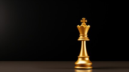 Wall Mural - Chess Piece with Plain Background