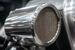 Detailed view of purified exhaust filter on vehicle. Generative AI