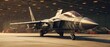 © Tymofii Borysenko - A fighter jet is parked on the ground