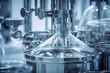 Chemical laboratory equipment, equipment for pharmaceutical production  equipment close-up, apparatus for lab, Generative AI