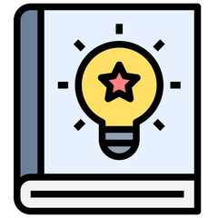 Wall Mural - knowledge filled outline style icon