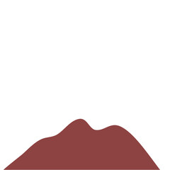 Canvas Print - Mountain Illustrations Vector