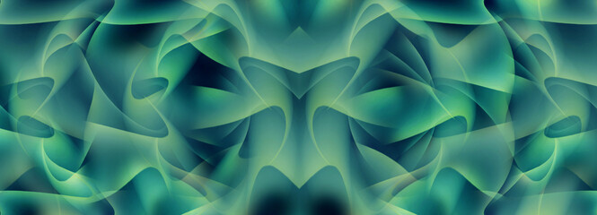 Abstract smooth green decorative illustration vector background graphic art